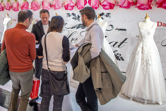 Braut-Modeberatung auf der Hochzeiten & Feste | © Congress Messe Innsbruck Braut-Modeberatung auf der Hochzeiten & Feste | © Congress Messe Innsbruck